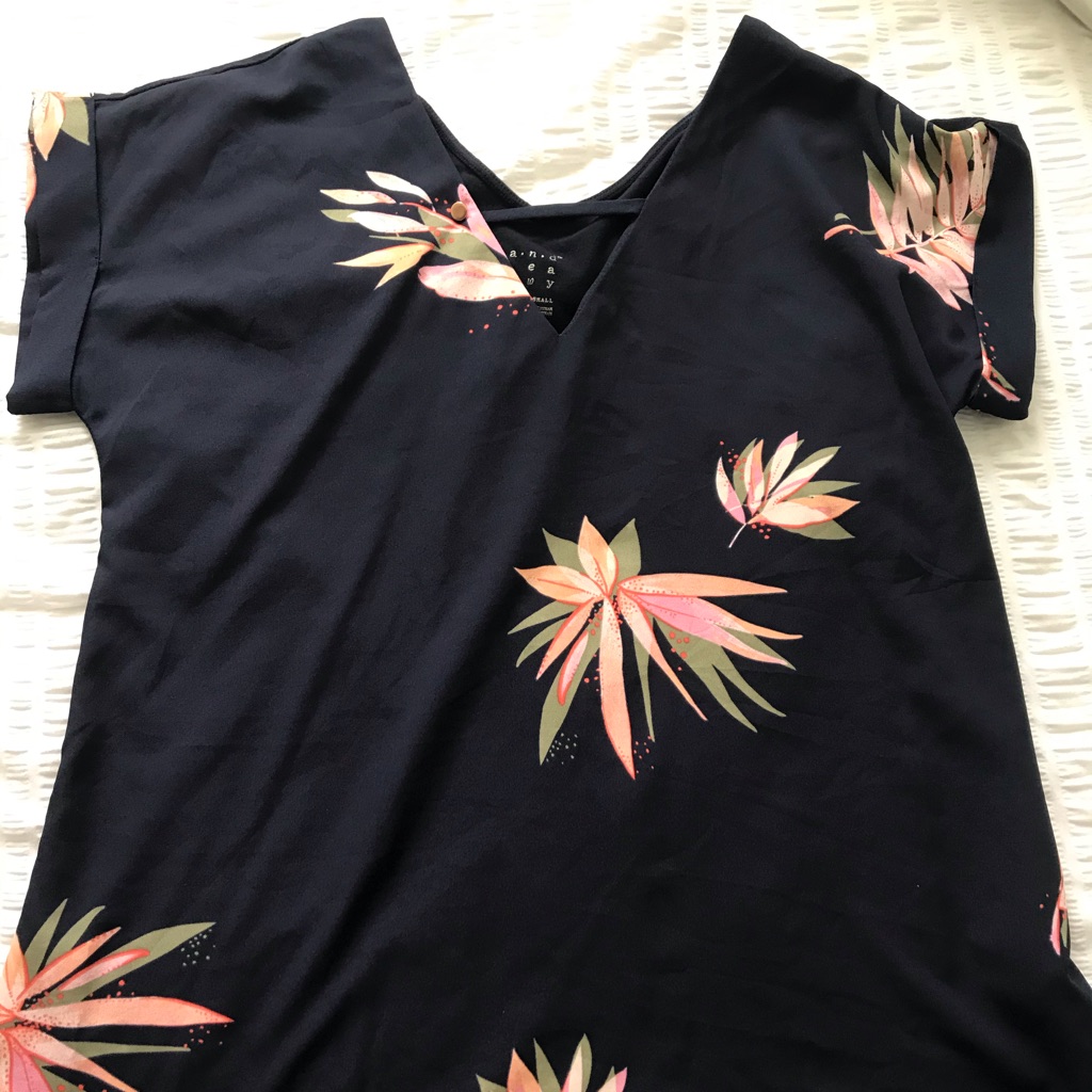 Navy Floral Top And Ea Wy Brand From Target Navy Floral Top And Ea Wy Brand From Target